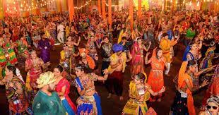 (singing in Garba)