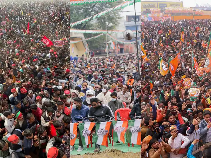(political rallies )