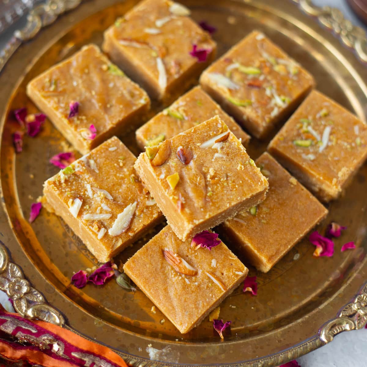 ( Besan Barfi)