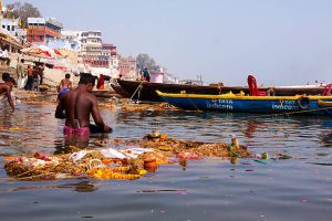 Varanasi Pollution in the river Ganges