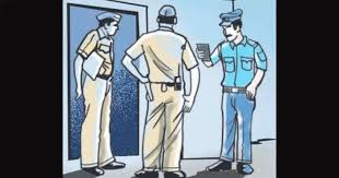 होटल में पुलिस की छापेमारी